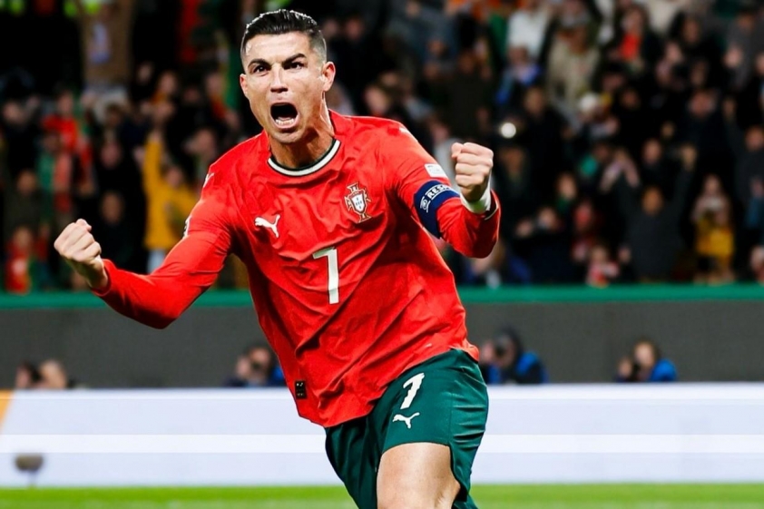 Tuổi tác chỉ là con số đối với Ronaldo. Ảnh: Selecoes de Portugal