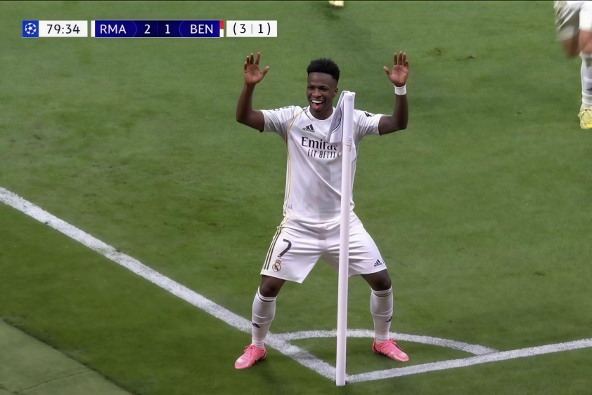 Vinicius Jr lại ăn mừng thái quá tại Champions League 798767