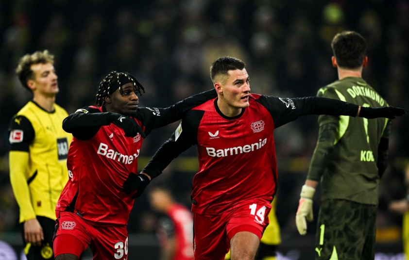 Quật ngã Dortmund, Bayer Leverkusen hâm nóng cuộc đua vô địch Bundesliga 581410