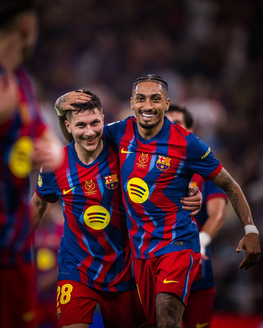 Raphinha và các đồng đội sẽ giúp Barca vô địch Siêu cúp Tây Ban Nha? - Ảnh: @FCBarcelona