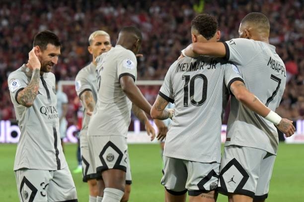 PSG đang thể hiện sự vượt trội tại Ligue 2022/23 khi đang bất bại sau 8 trận đã đấu (Ảnh: Getty)